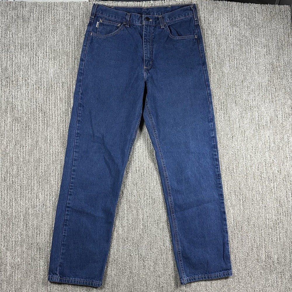 Carhartt‎ Men's FR Flame Resistant Relaxed Fit Jeans Sz 34x32 Workwear Rugged
